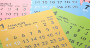 pages of a calendar