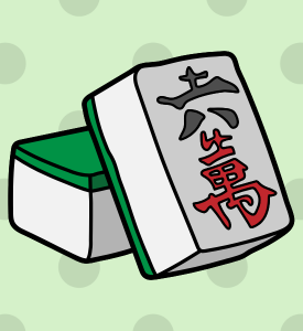 illustration of two Mahjong tiles