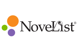 The word Novelist on a white background with multi-colored circles to the right of the word