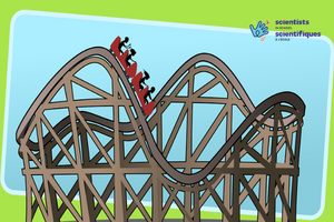 illustration of a rollercoaster