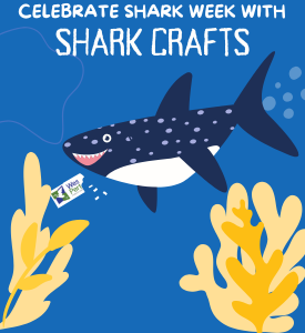 illustration of a shark taking a bite out of a library card
