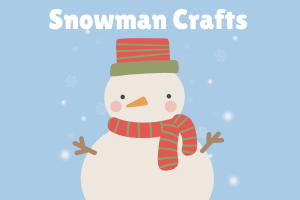 illustration of a snowman on a sparkly background