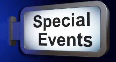 neon sign that says Special Events