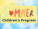 multicolour background with the words Summer Children's Program