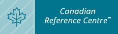 Light and dark teal blue button for Canadian Reference Centre icon